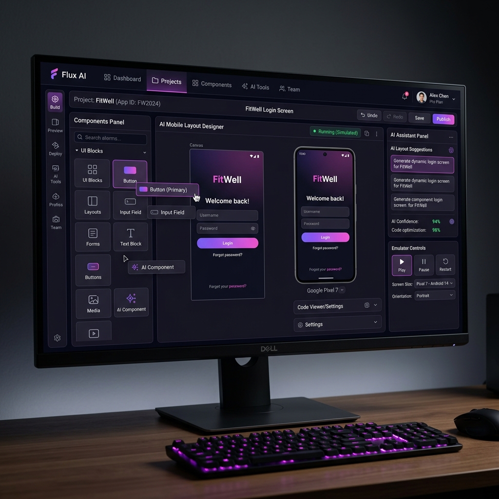 AI Mobile App Builder Dashboard