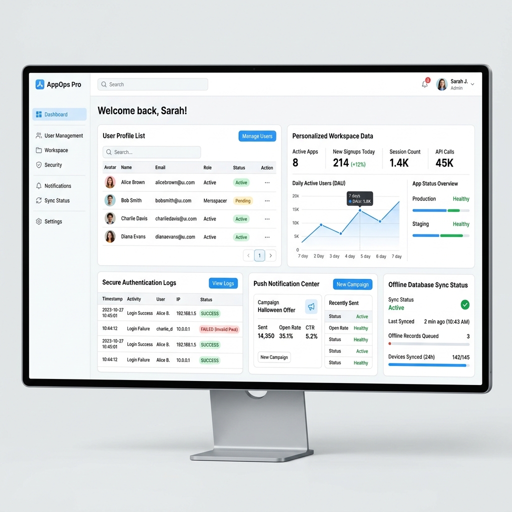 Mobile Operations Interface