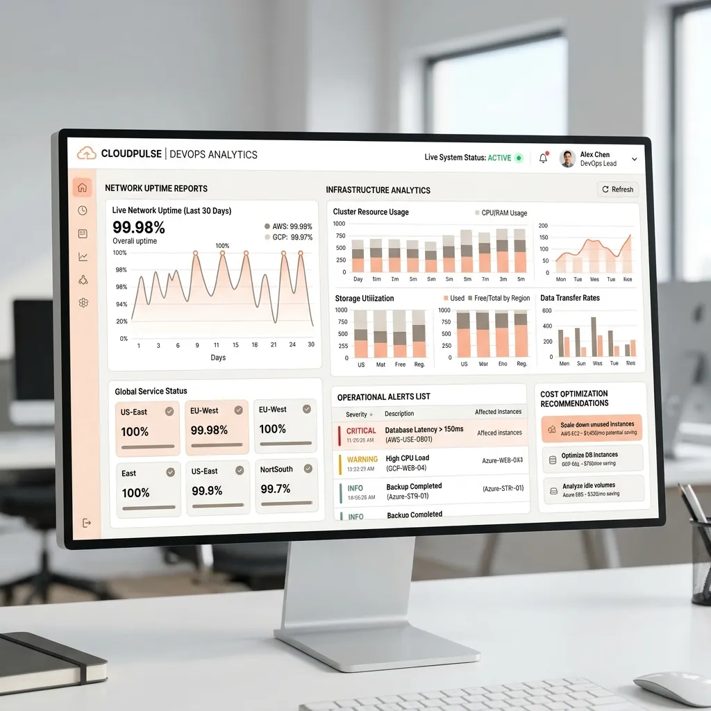 Cloud DevOps Metrics Dashboard