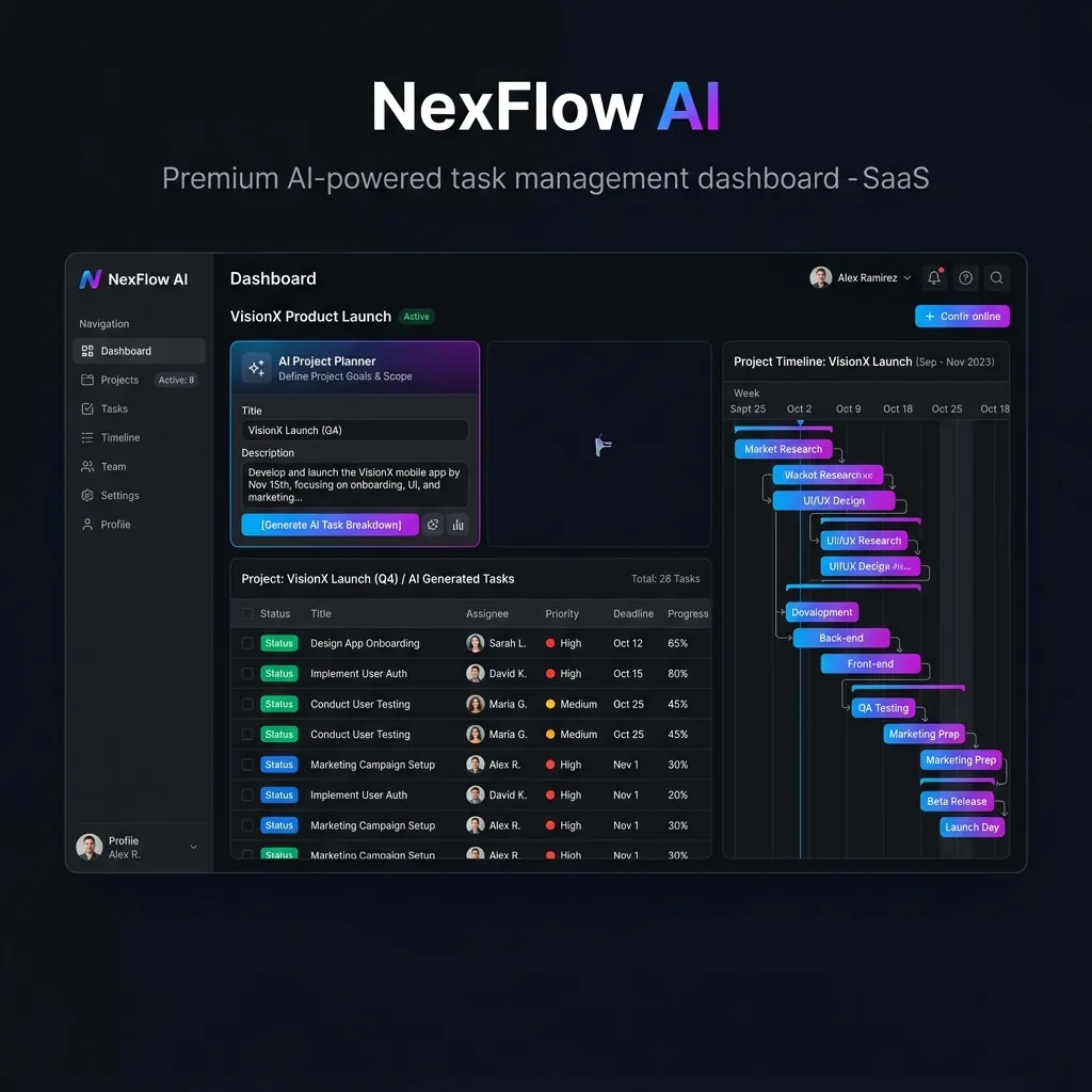 AI Task Generator Dashboard